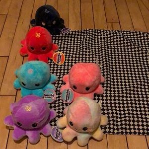 Reversible Octopus Plushie (lot of 2) | stocking stuffer